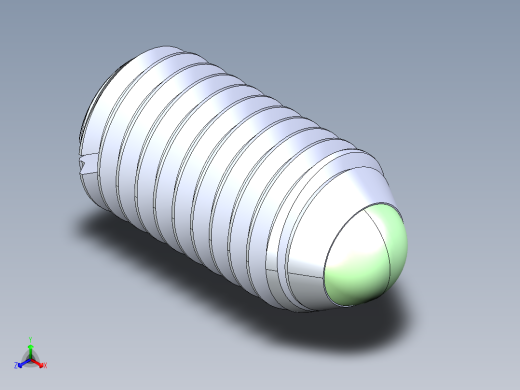 公制球形弹簧柱塞-DME SET SCREW SPRING BALL PLUNGER M12 x 22 .STEP