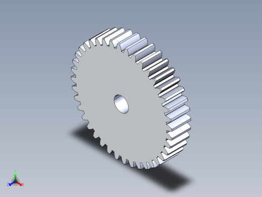 正齿轮-m1 20PA 40t Spur Gear
