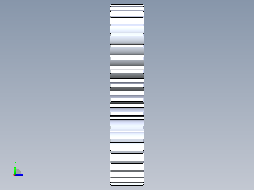正齿轮-m1 20PA 40t Spur Gear左视图