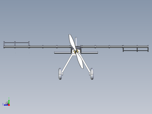 固定翼UAV无人机框架结构右视缩略图