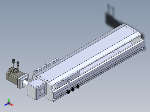 东锦同步带传动-直线滑台模组DH210B-L150-S450-BL-P750W-C3