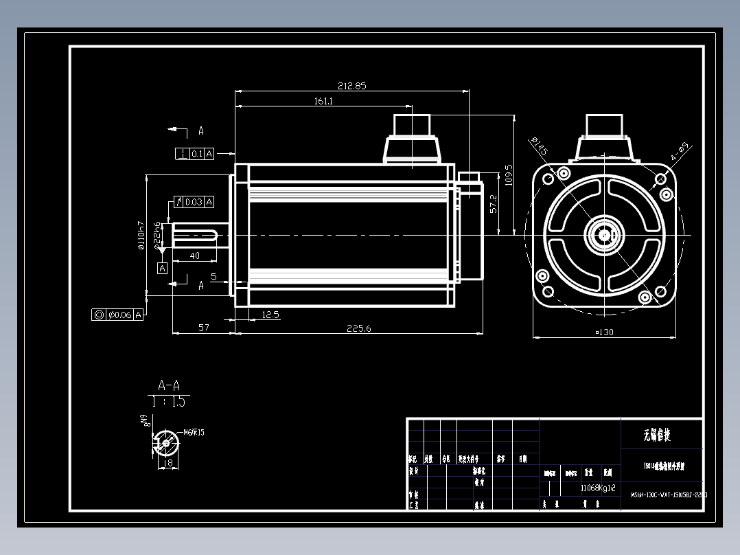 电机MS6H-130CS(M)15BZ2-22P3.DWG