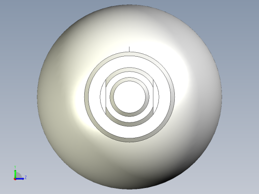 把手(迴轉球型)P.111+x-3D多系列多零件图纸模型左视缩略图