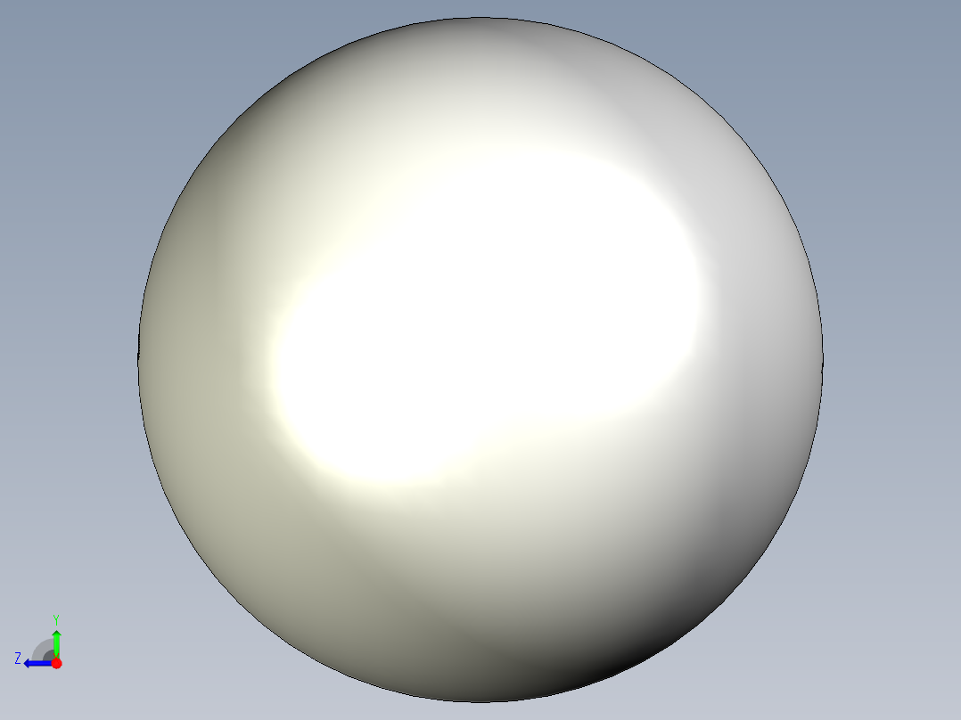 把手(迴轉球型)P.111+x-3D多系列多零件图纸模型右视图