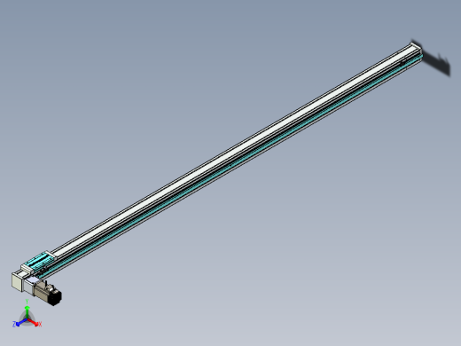 欧规系列-LB6A-L130-S2200-BL-ZP40-C3正等轴测缩略图