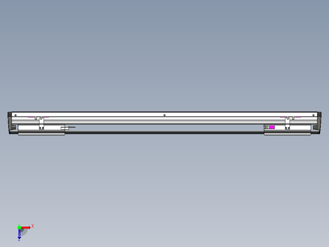 威洛博VL系列3d模型模组2VL17E2Y-S750俯视图