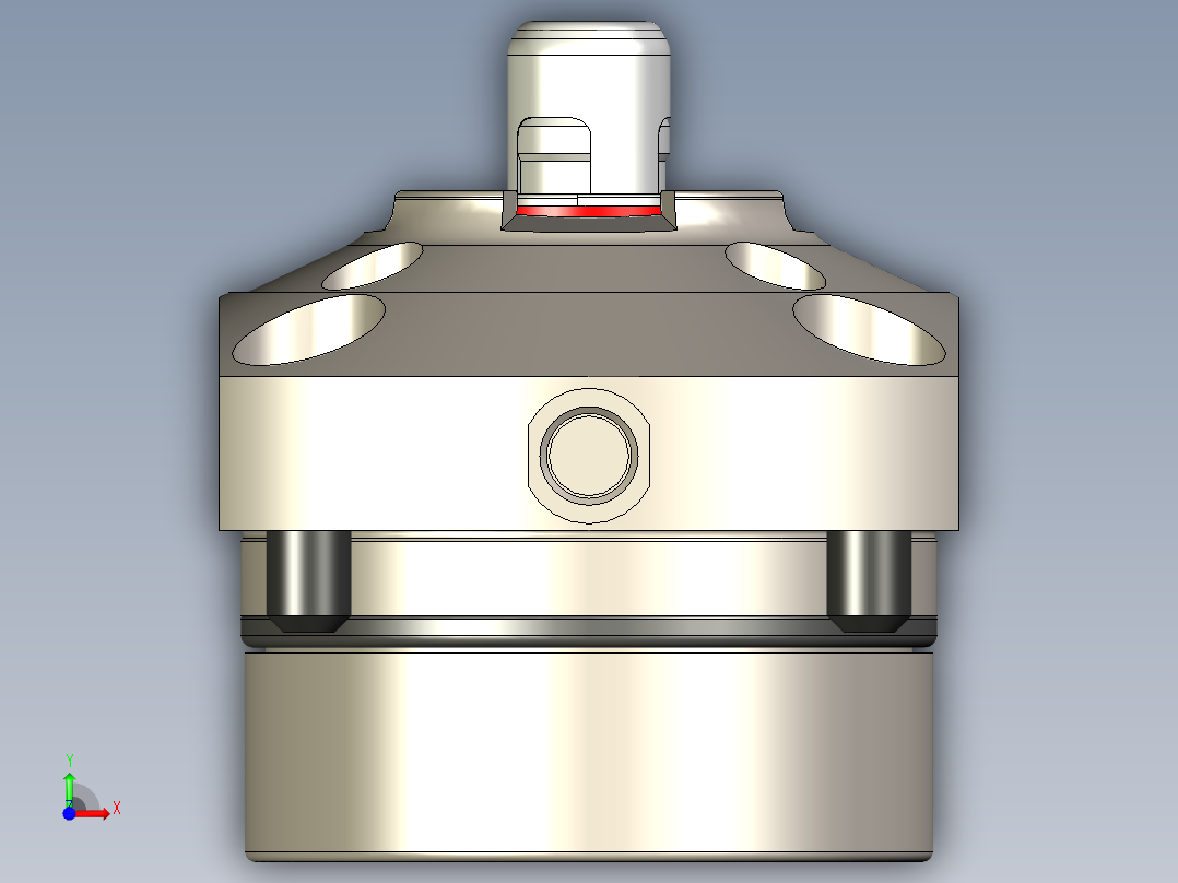 KOSMEKSFA2000-M2N-100多系列多零件图纸模型多系列多零件图纸模型前视图