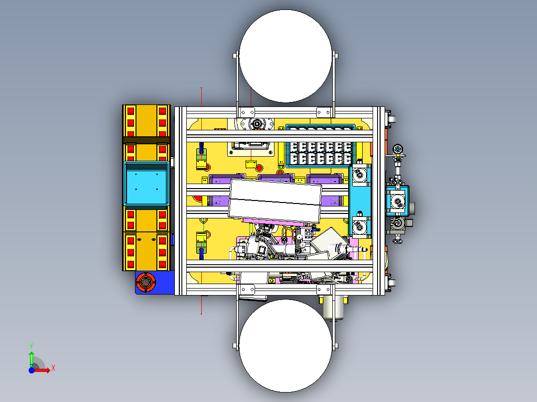 电机控制器装配前视图