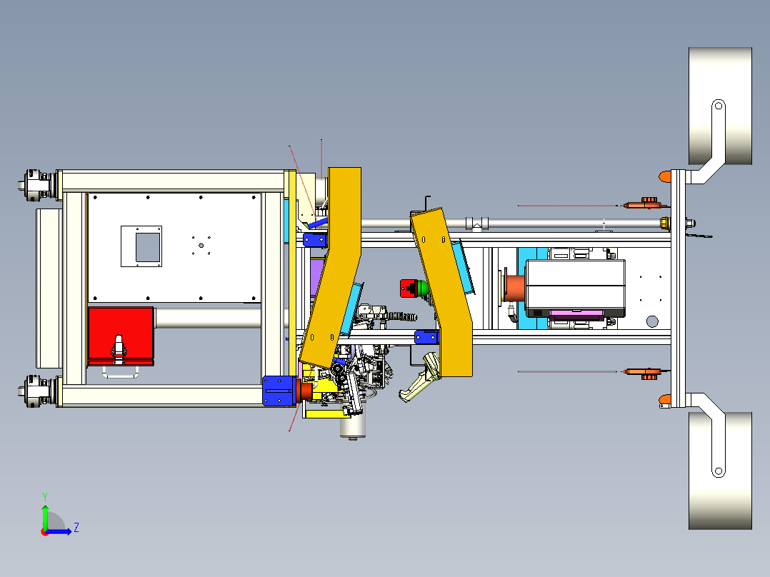 电机控制器装配左视图