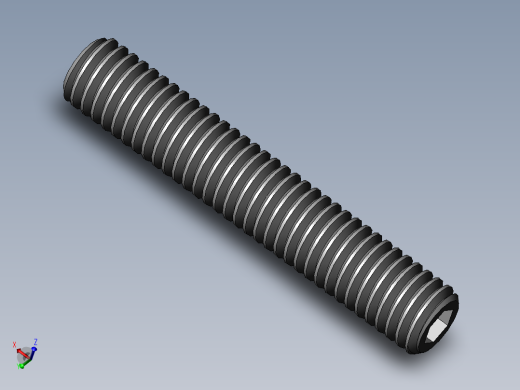 DIN 913-ISO 4026 固定螺钉-M6 L=35.SLDPRT