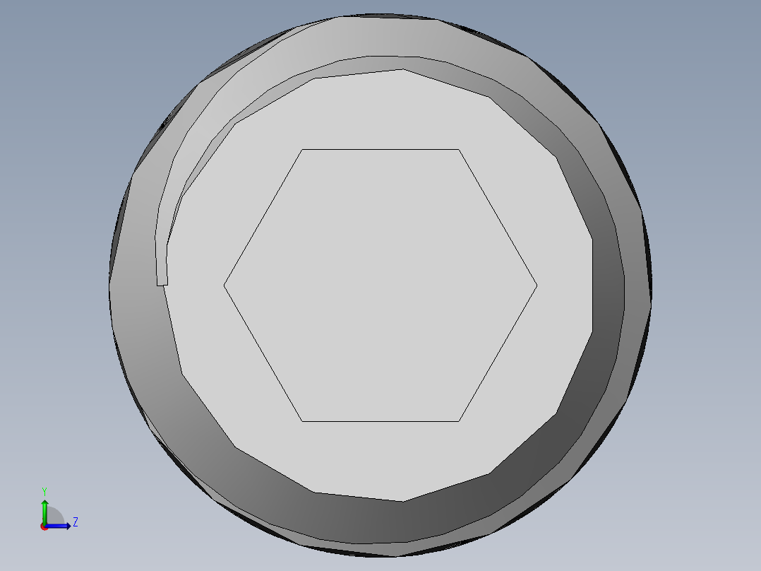 DIN 913-ISO 4026 固定螺钉-M6 L=35.SLDPRT左视图