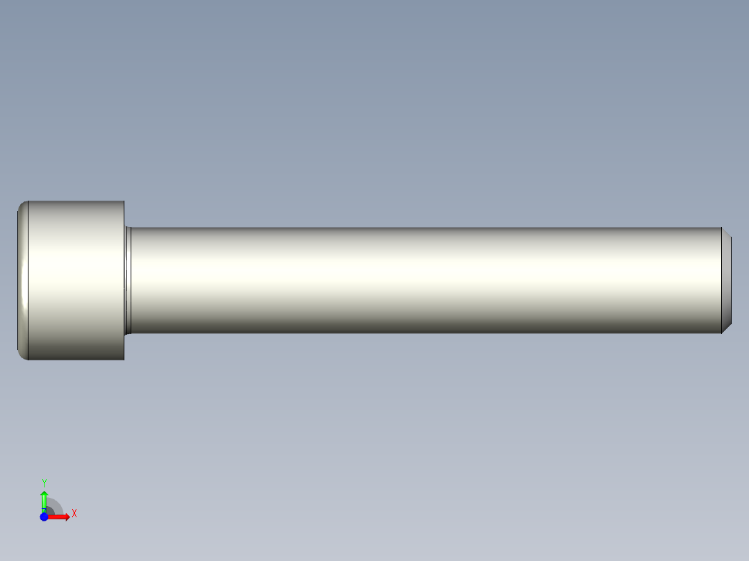 螺钉-DIN_912-M14x80.stp前视图
