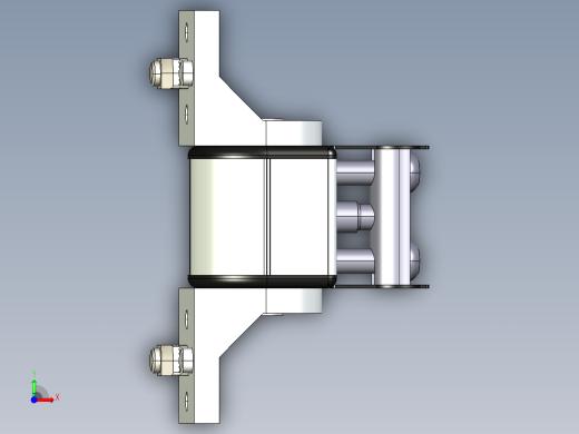 型材-BR 45X45 SWIVEL BEARING 3842522634前视缩略图