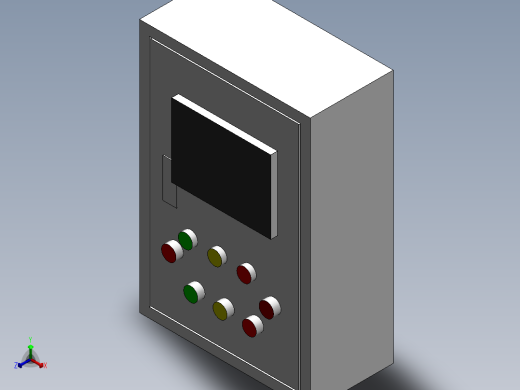 电器柜 电控柜 (12) 机械设计素材