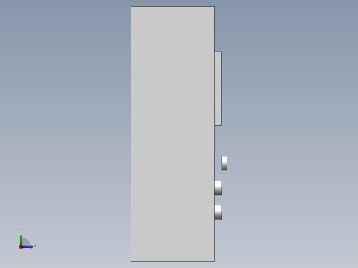 电器柜 电控柜 (12) 机械设计素材左视缩略图