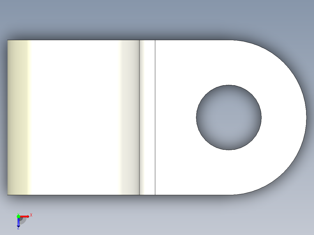 HP 系列 P 夹-H3P-NA俯视图