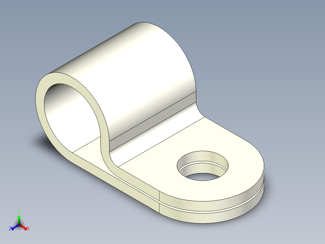 HP 系列 P 夹-H3P-NA正等轴测图