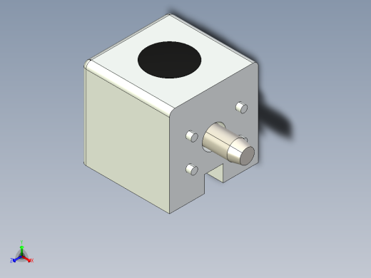 型材-BR 2D 50X50 CUBIC CONNECTOR 3842549874正等轴测缩略图