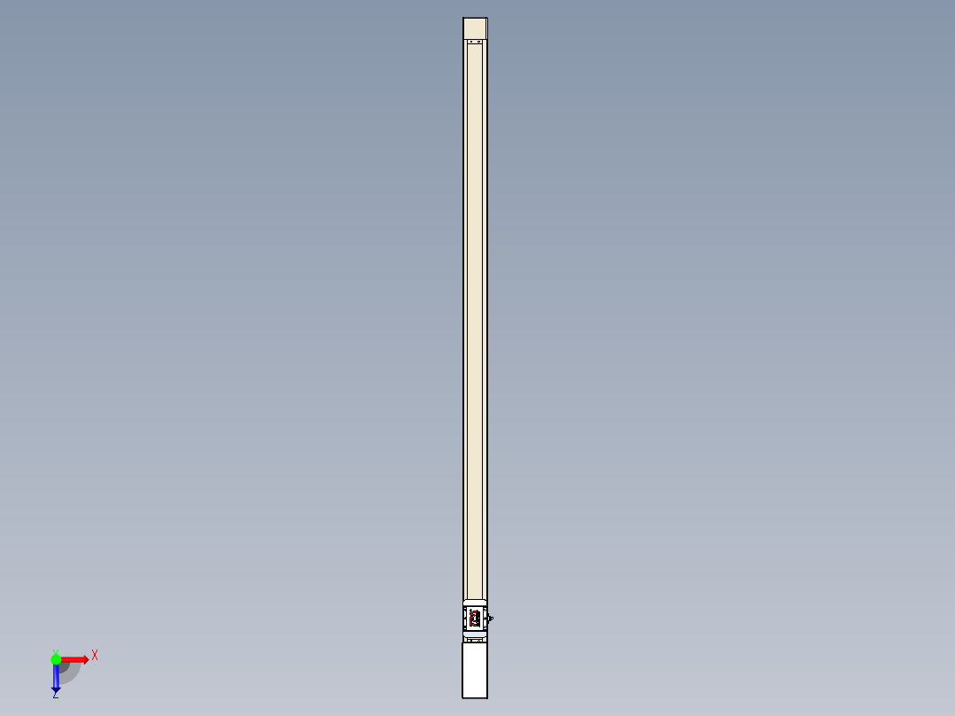 同步带全封闭直线模组TPA-HCB-65S-90-L1450-M-C-P10-N3俯视图