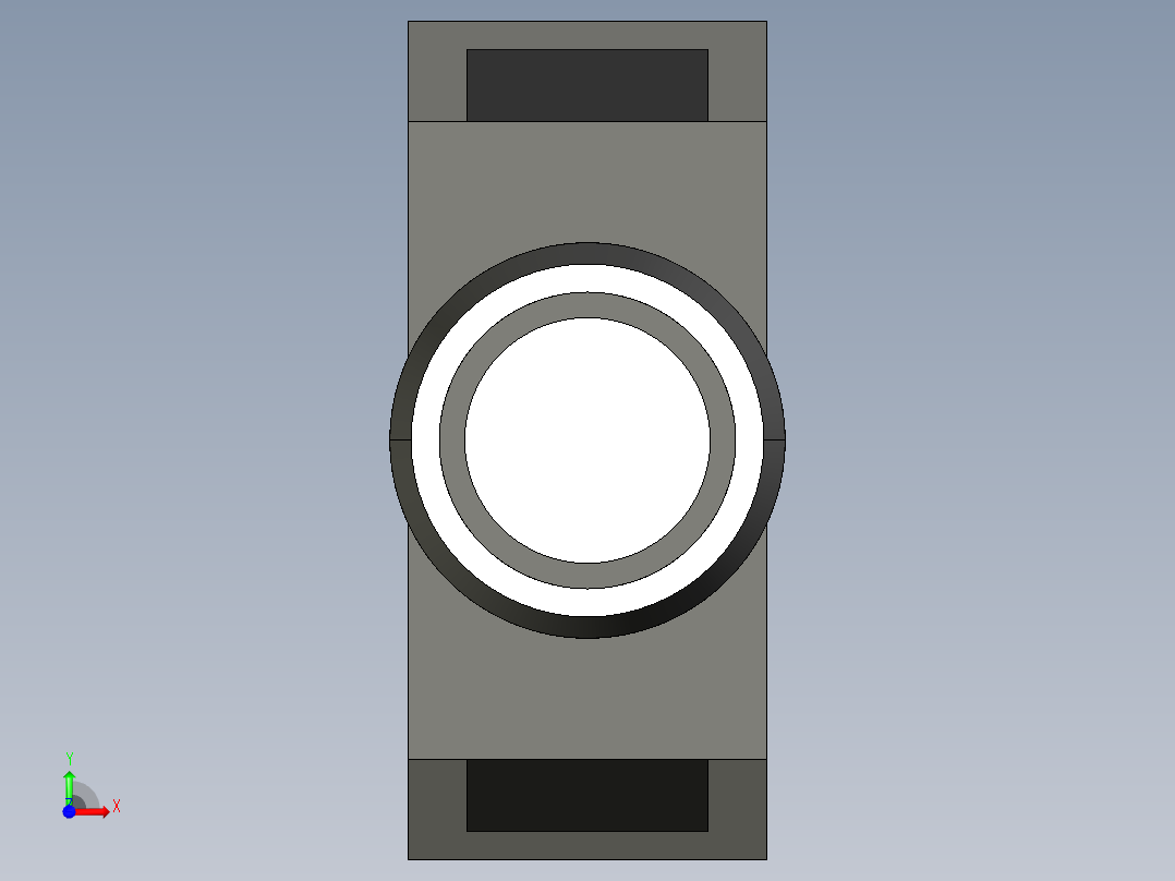 基恩士CA-CN3R_10R_17R_kc图纸模型前视图