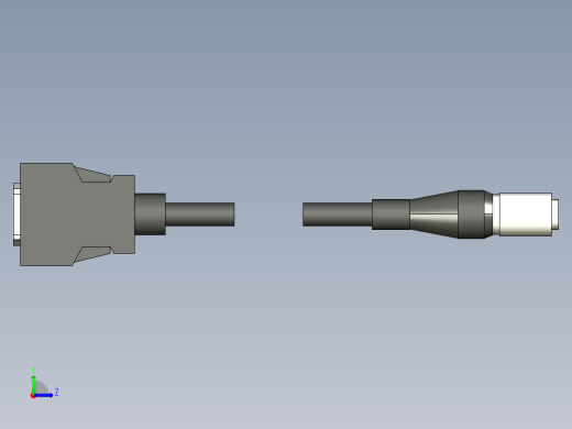 基恩士CA-CN3R_10R_17R_kc图纸模型左视缩略图