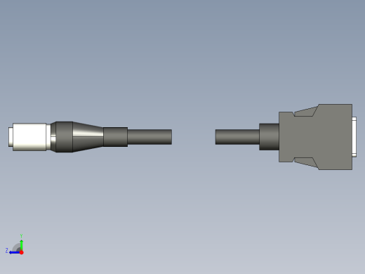 基恩士CA-CN3R_10R_17R_kc图纸模型右视缩略图