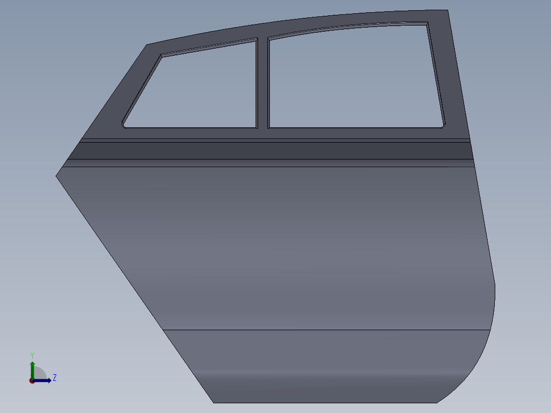 车门堆焊--sw左视图