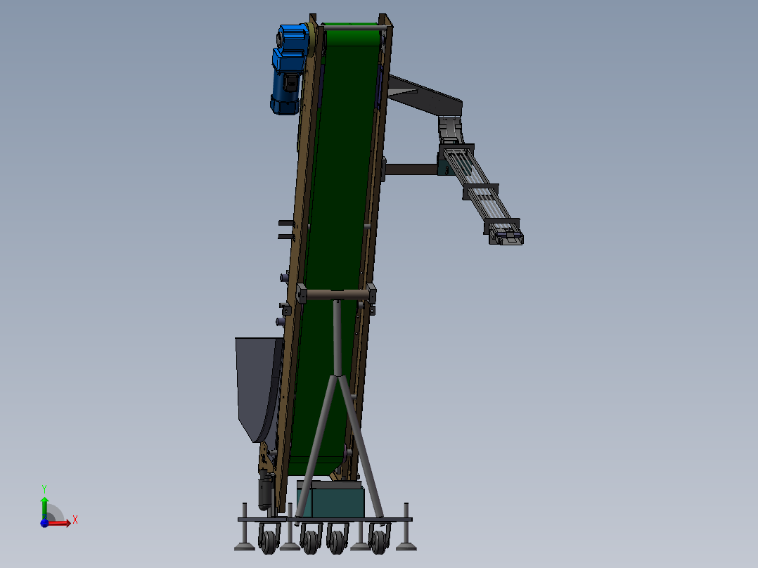 自动提升理盖上盖机sw14前视图