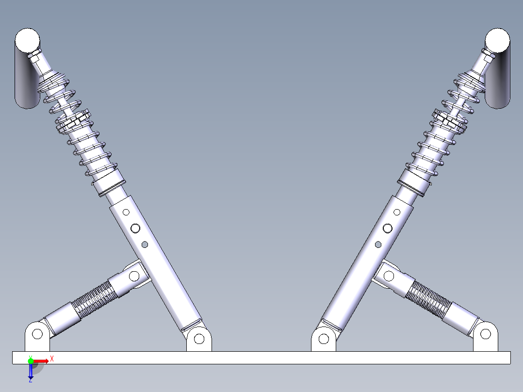 直升机起落架俯视图