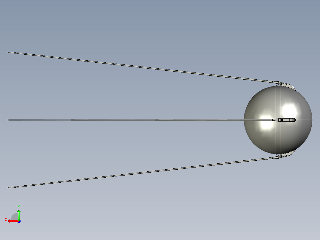 卫星、空间站(50)后视图