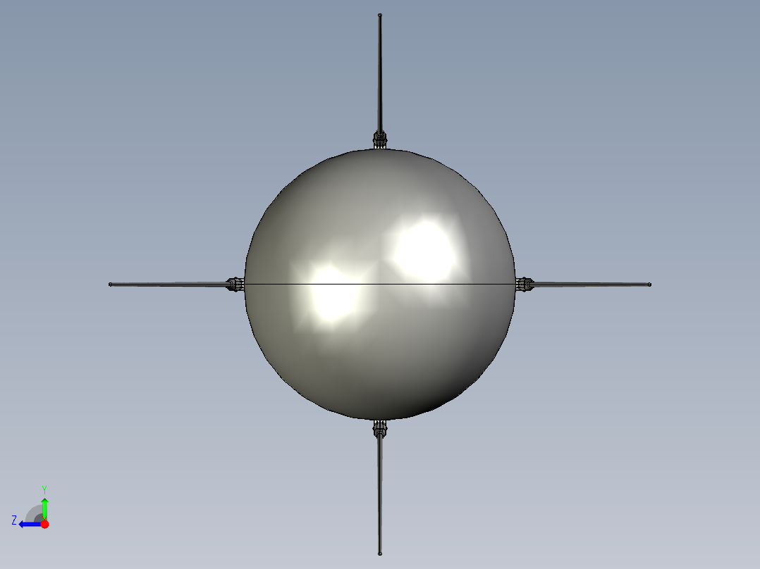 卫星、空间站(50)右视图