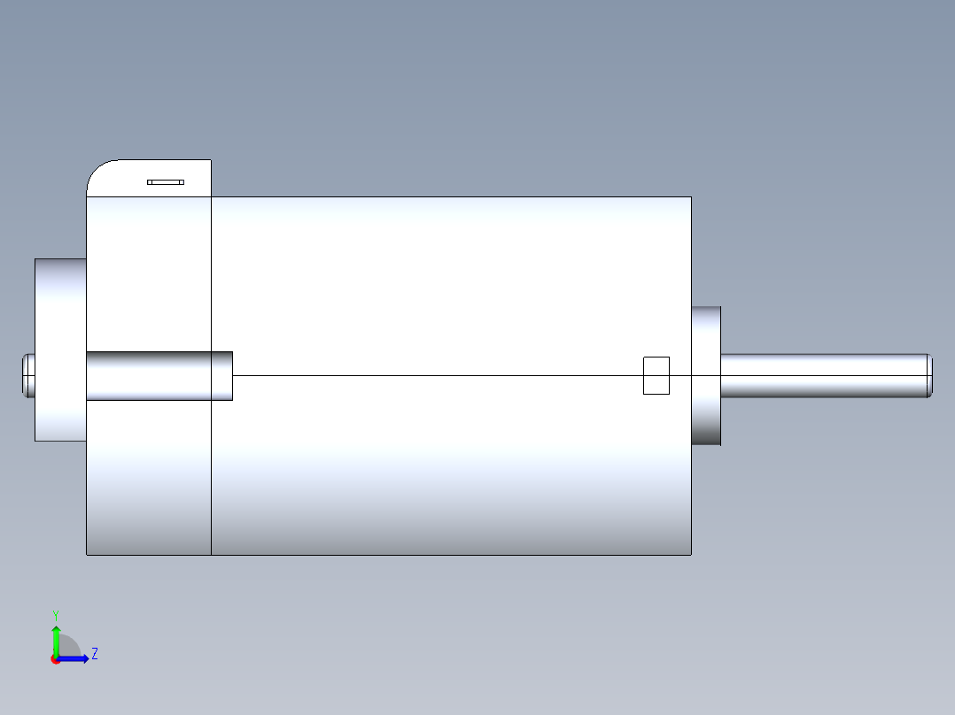 A0002834-直流电机 3-5瓦左视图