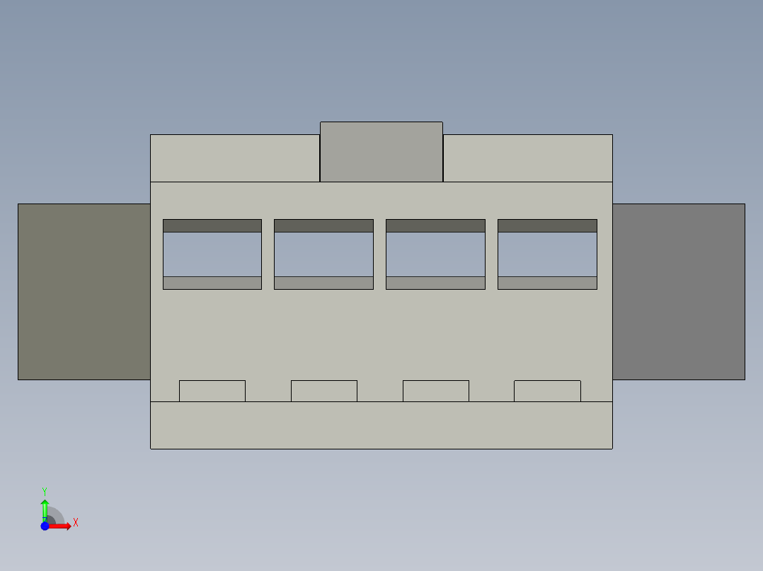 接插件(74)前视图
