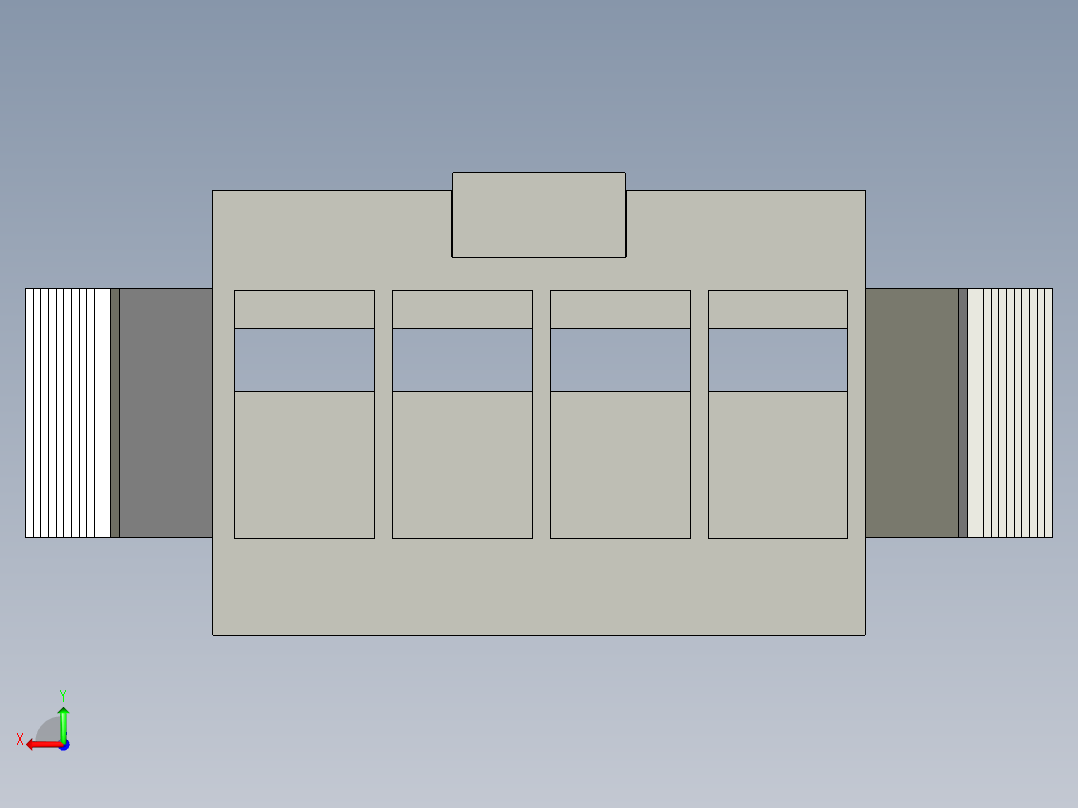 接插件(74)后视图