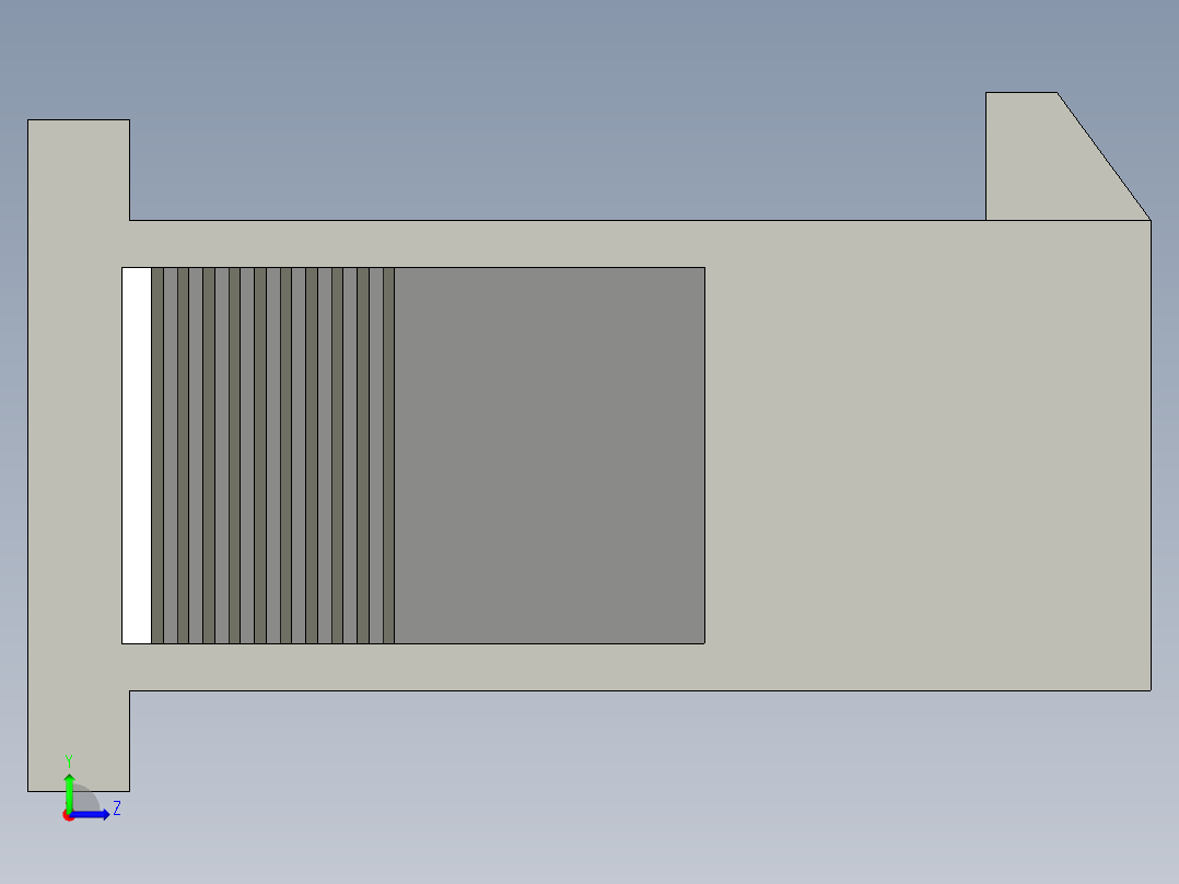 接插件(74)左视图