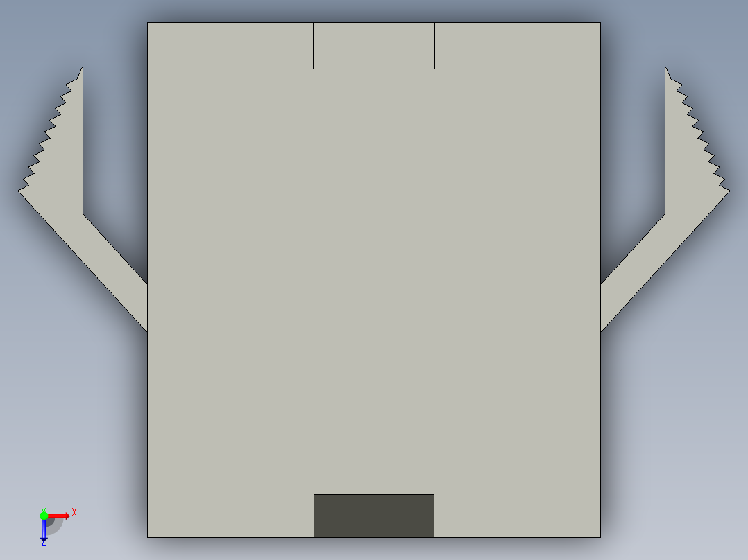 接插件(74)俯视图