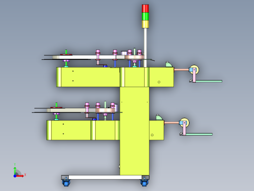 卧式双层收料架前视缩略图