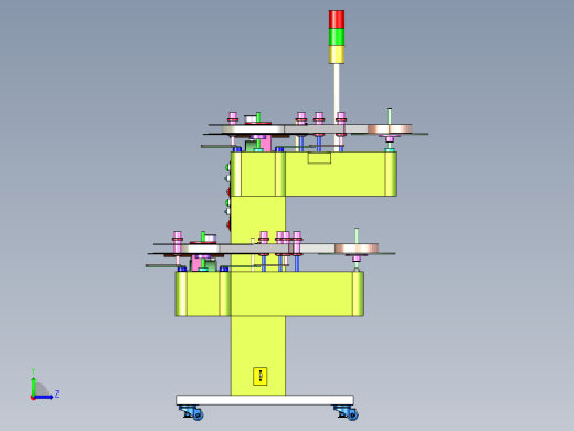卧式双层收料架左视缩略图