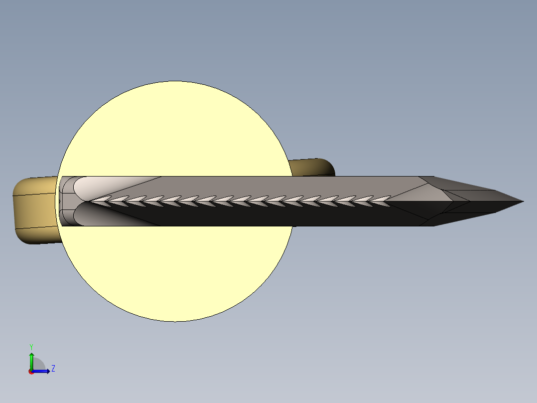 爪子刀、刀(16)左视图