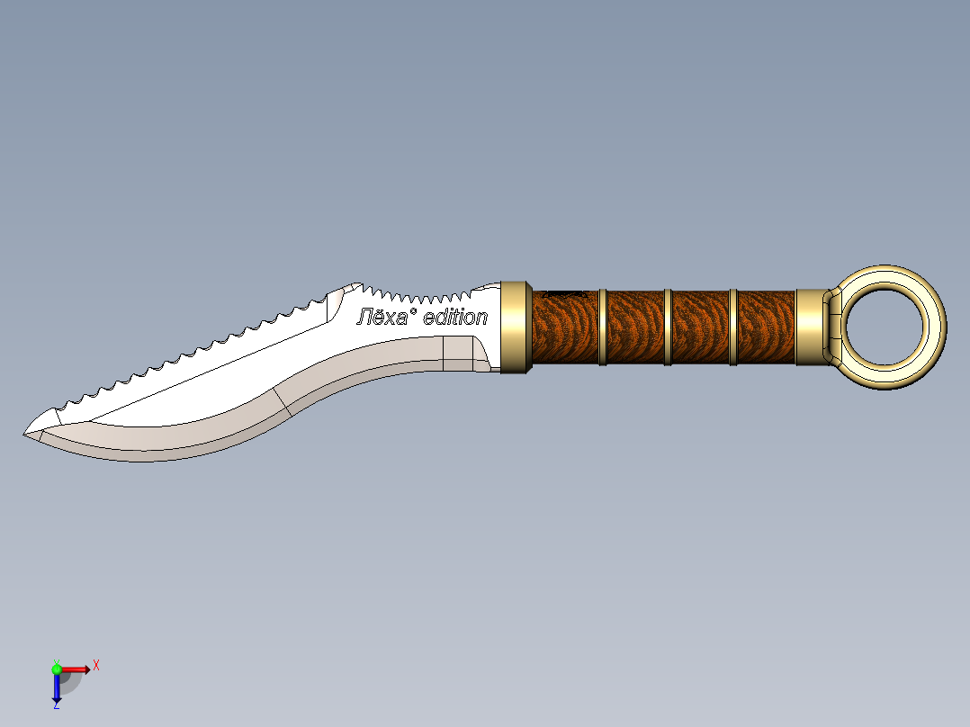 爪子刀、刀(16)俯视图