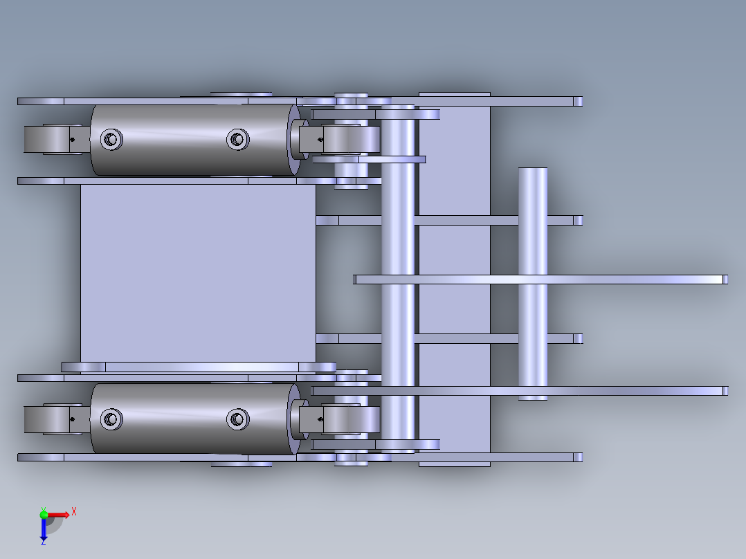挖掘机抓斗俯视图