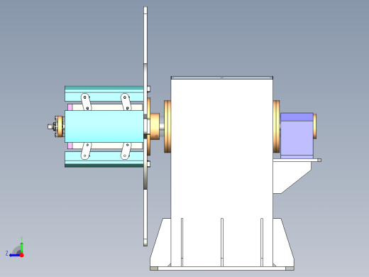 冲压机组开卷机右视缩略图