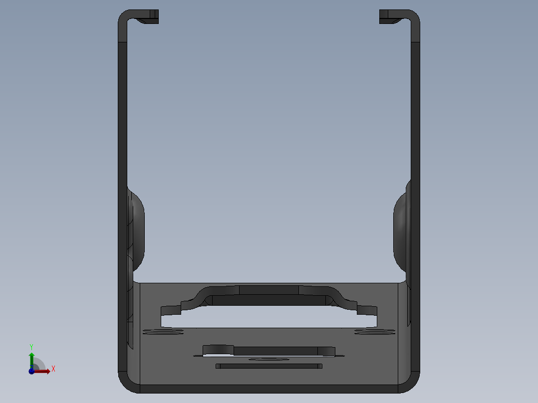 钽_绿柱石接收器外壳前视图