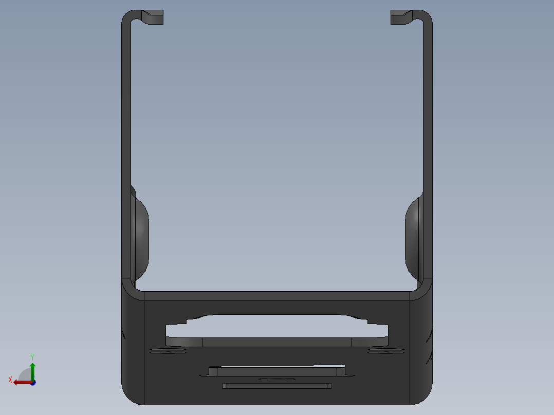 钽_绿柱石接收器外壳后视图