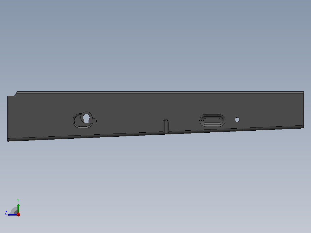 钽_绿柱石接收器外壳右视图