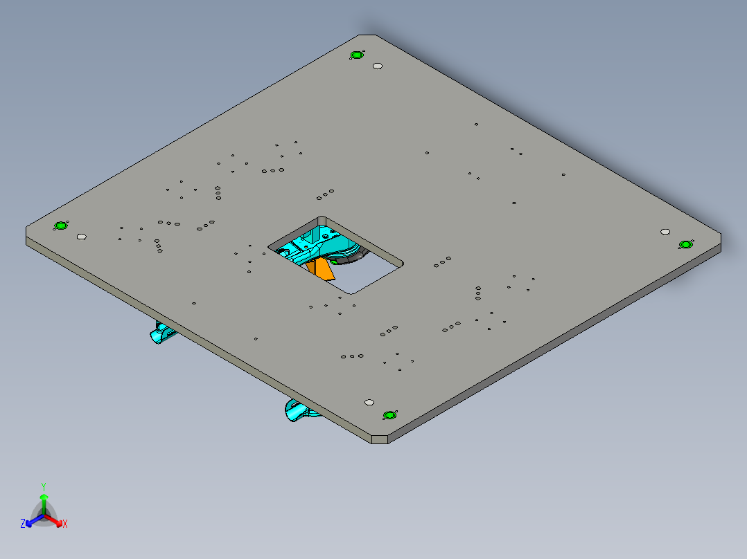 汽车座椅边板焊接夹具
