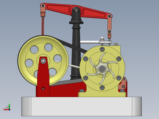 蒸汽机steam-engine-buhar-motoru-1834-模型格式为 sw后视缩略图