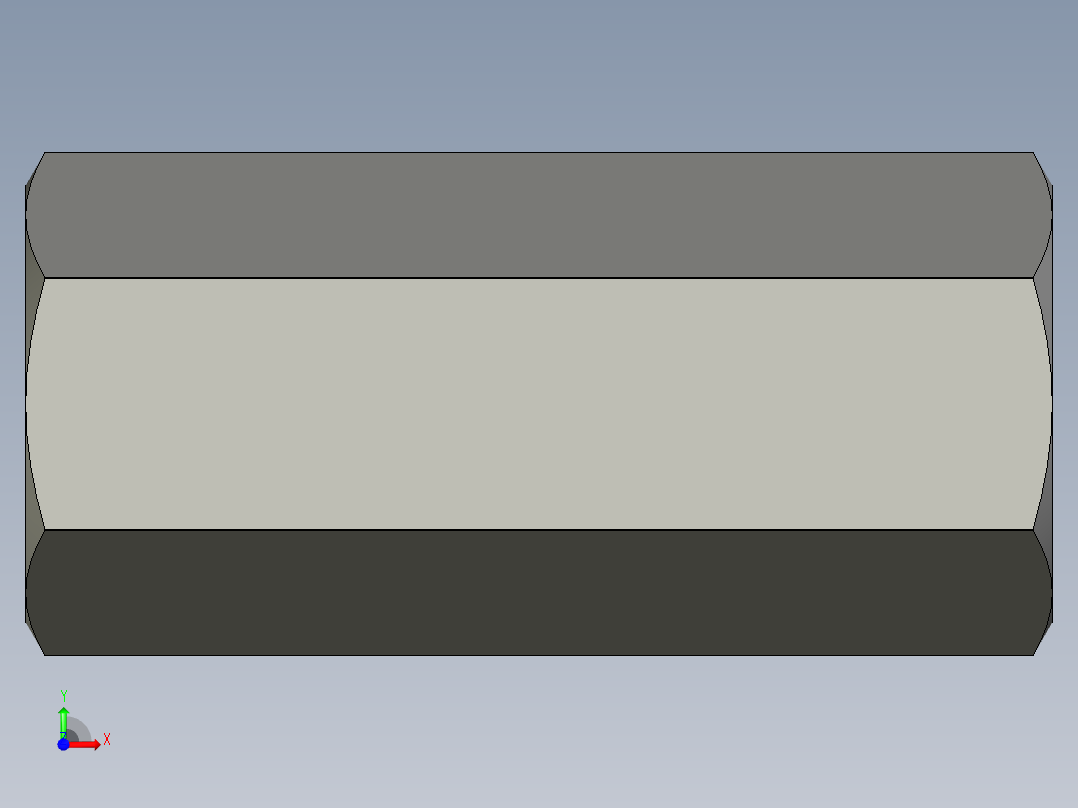 六角支柱PLSBRK17-40-M10-N10前视图