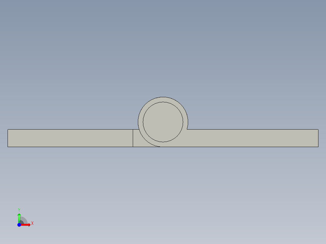 L铝质铰链40-40前视图