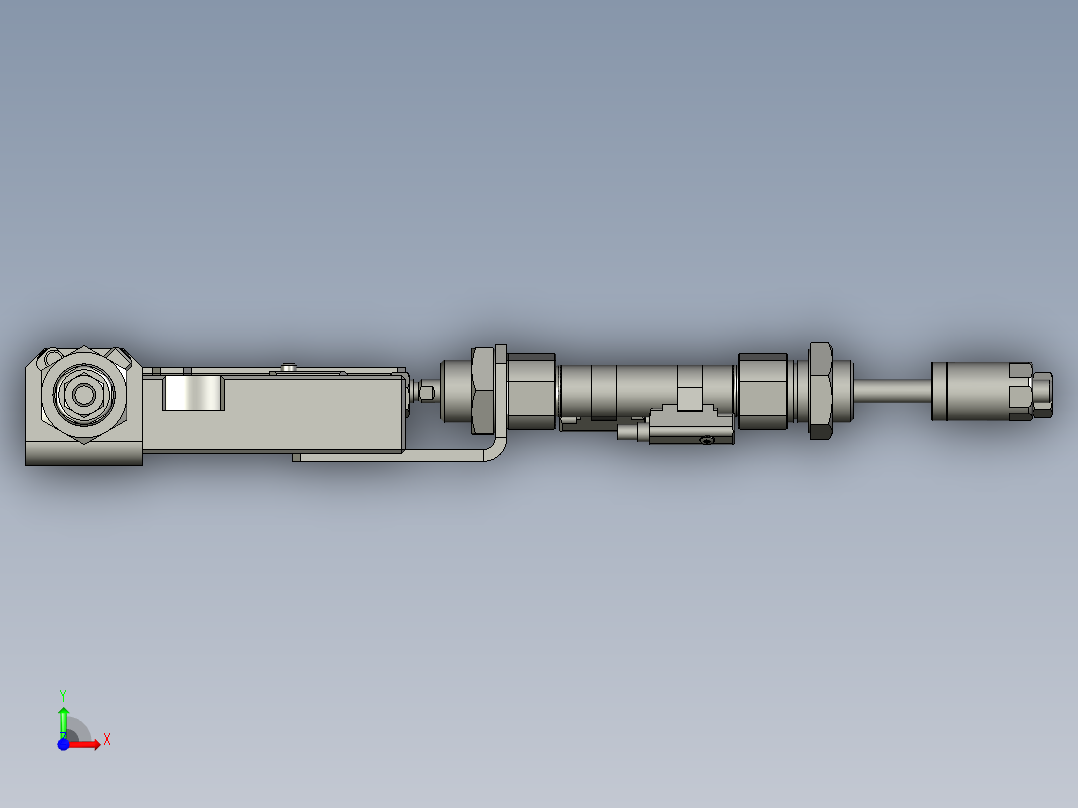 螺母排料结构体T前视图